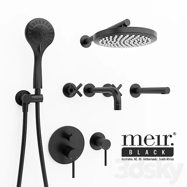 Meir_Black_set 3D Model