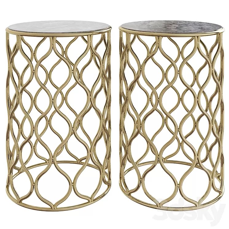 Meja Tembaga Kuningan Magelang 3D Model Meja Tembaga Kuningan Magelang 3D Model