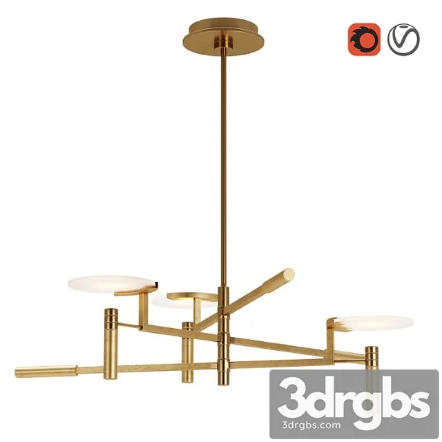 Melange floating disc chandelier Melange floating disc chandelier
