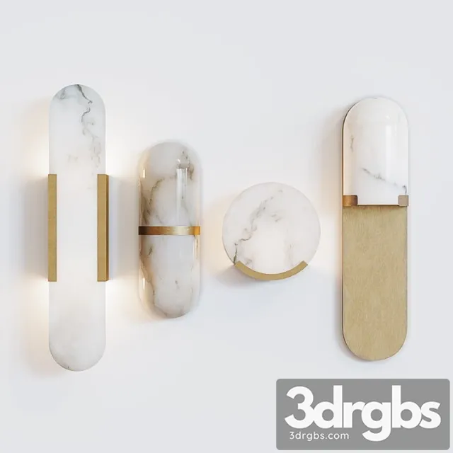 Melange Sconce Collection 5 3D Model Download