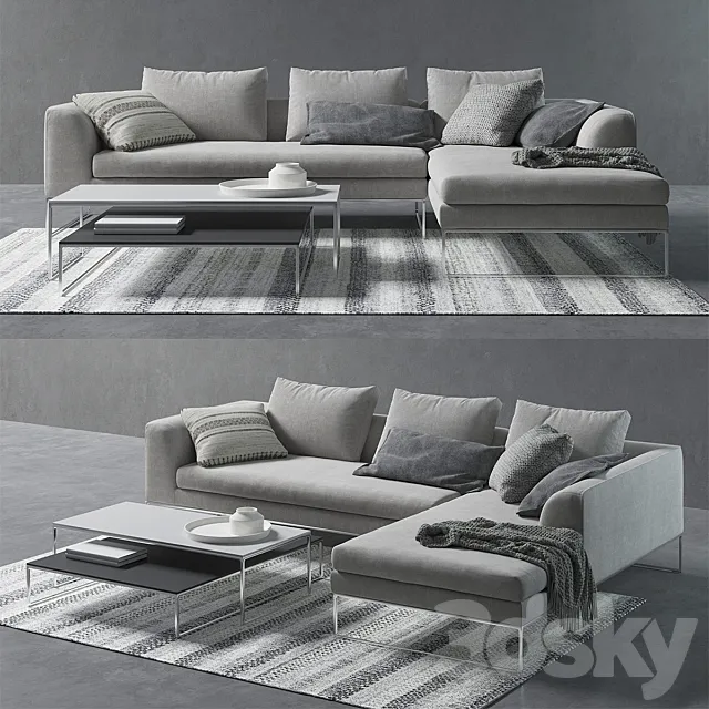 Mell Cor Sofa 3D Model Mell Cor Sofa 3D Model