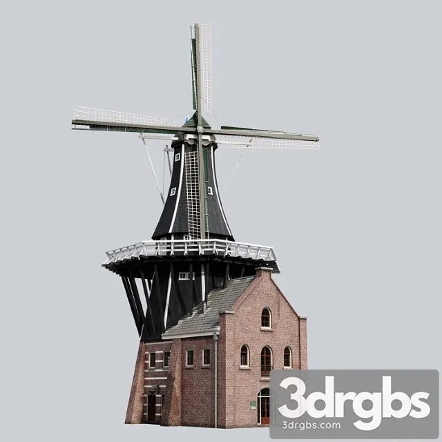 Melnitsa Molen De Adriaan 3D Model Download