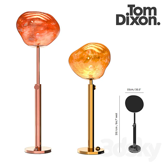 Melt Floor Lamp Tom Dixon 3D Model Melt Floor Lamp Tom Dixon 3D Model