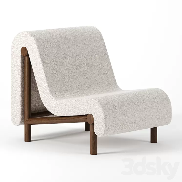 Melt Lounge Chair by Bower Studio 3D Model Melt Lounge Chair by Bower Studio 3D Model