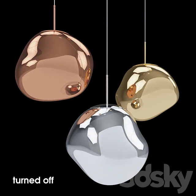 Melt Pendant Light by Tom Dixon 3DModel Melt Pendant Light by Tom Dixon 3DModel
