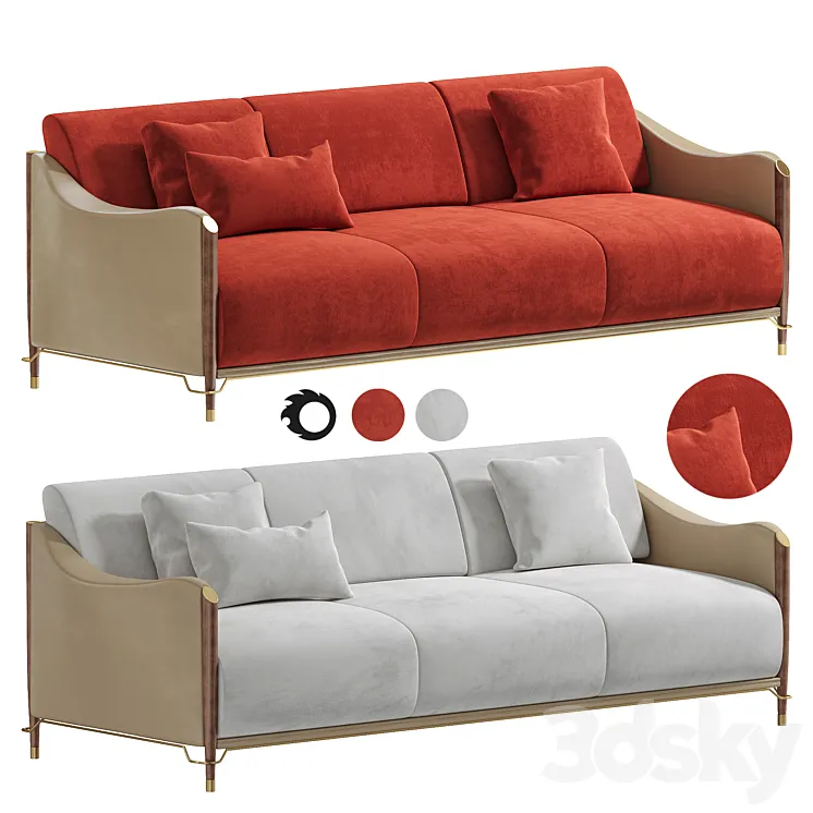 Melting Light sofa 3D Model Free Download