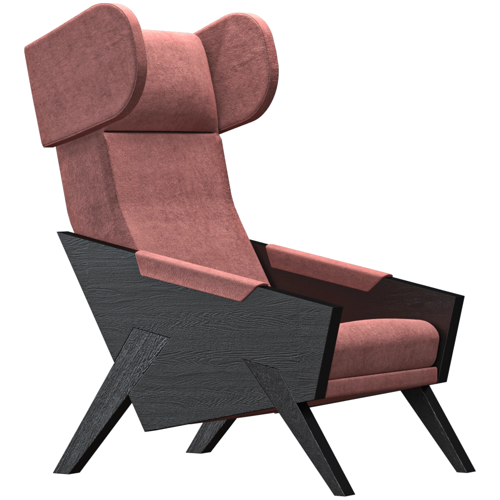 Melyo – Armchair Liu 3D Model Melyo – Armchair Liu 3D Model