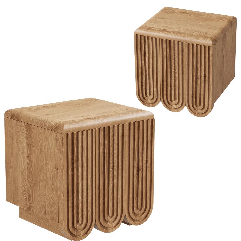 Melyo – Bedside table Frezo 3D Model Melyo – Bedside table Frezo 3D Model