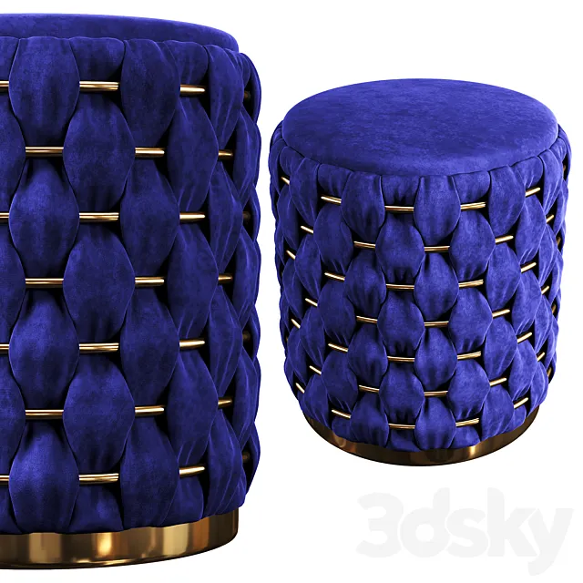 Memoir lust ottoman 3D Model Memoir lust ottoman 3D Model