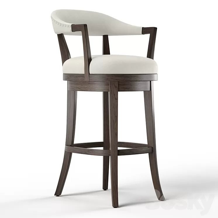 Menlo Swivel Barstool 3D Model Free Download