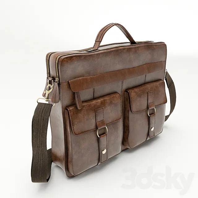 Mens bag 3D Model Mens bag 3D Model