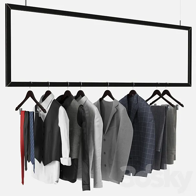 Men’s Clothing 3D Model