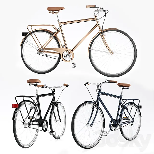 Men’s  Vintage Bike _ Bike Vintage Roadster 3DModel