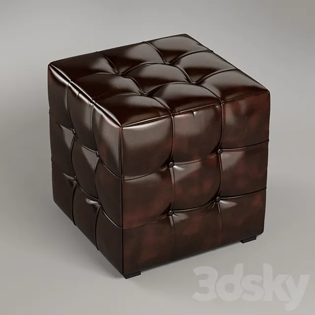 Mensa poof 3D Model Mensa poof 3D Model