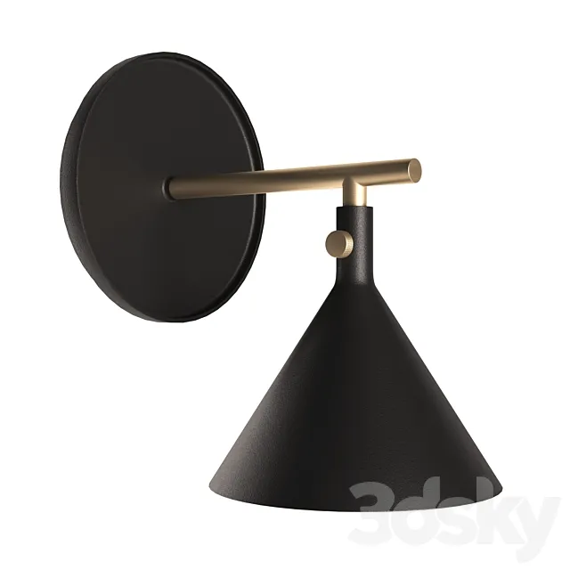 Menu Cast Sconce Wall Lamp 3D Model