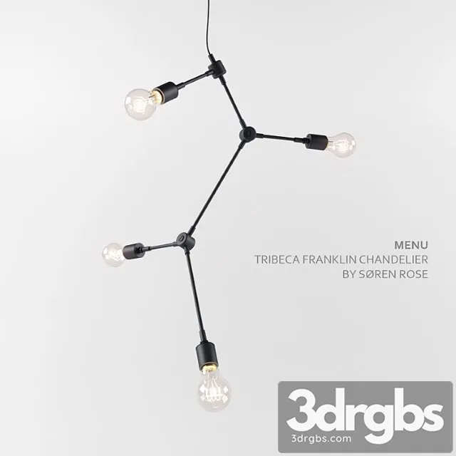 Menu Tribeca Franklin Chandelier 3D Model Download Menu Tribeca Franklin Chandelier 3D Model Download