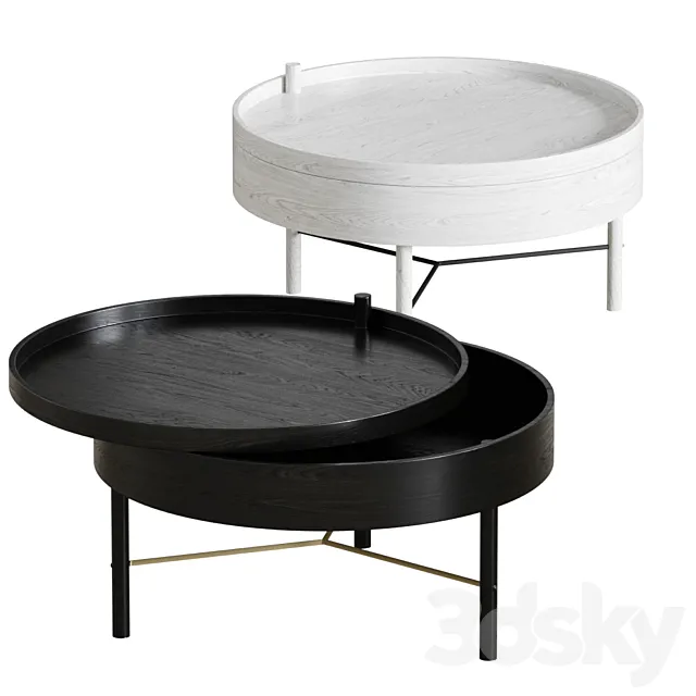 Menu Turning Table 3D Model Menu Turning Table 3D Model