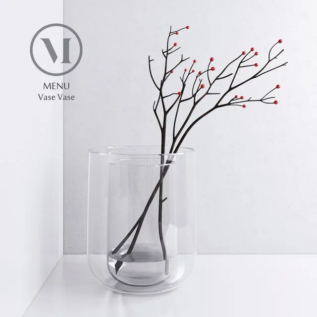 Menu Vase Vase by Norm 3D Model