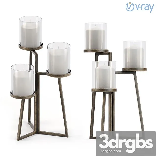 Mercana tristan candle holder 3D Model Download