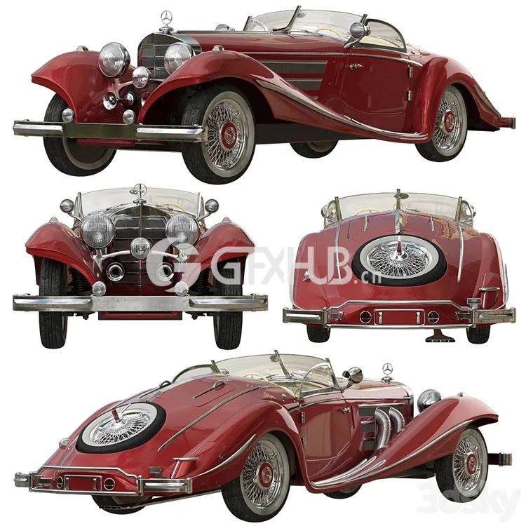 Mercedes 540K Roadster – 3478 Mercedes 540K Roadster – 3478