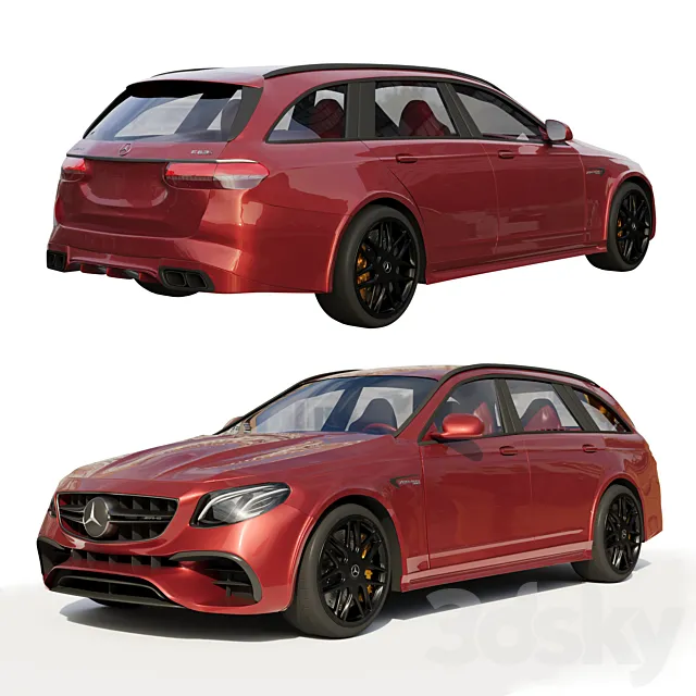 Mercedes-AMG E63 S Wagon 3D Model