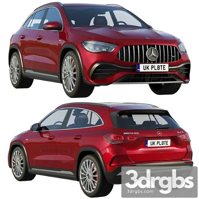 Mercedes Amg Gla 35 4matic 2020 3D Model Download