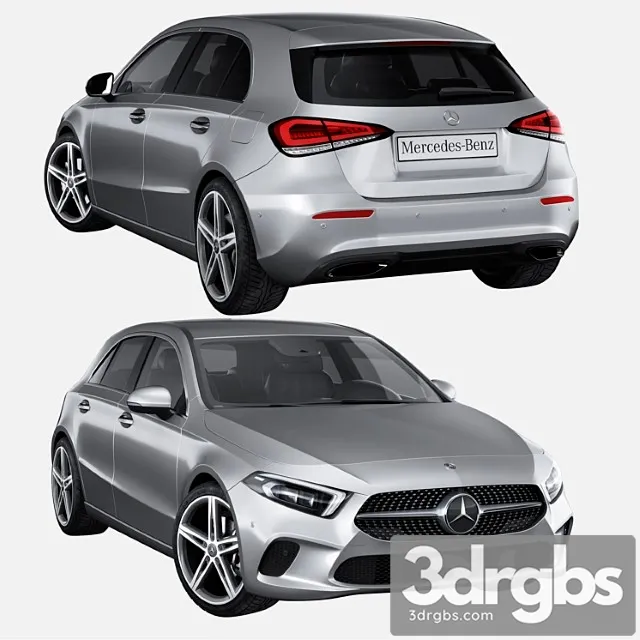 Mercedes Benz A Klasse IV W177 3D Model Download