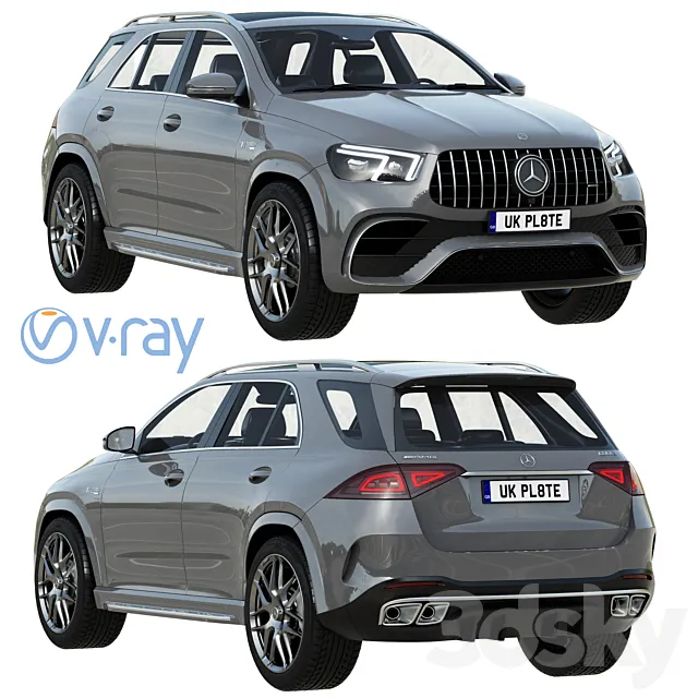 Mercedes-Benz AMG GLE 63 2021 3D Model