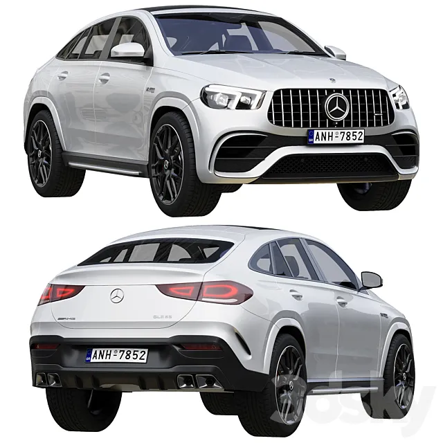 Mercedes-Benz AMG GLE 63 Coupe 2021 3D Model