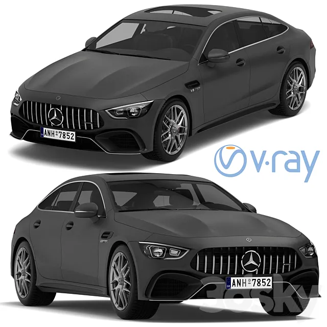 Mercedes-Benz AMG GT 63 4-door Coupe 3DModel