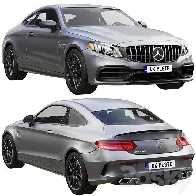 Mercedes-Benz C63 Coupe 2020 3DModel