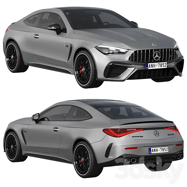 Mercedes-Benz CLE53 AMG Coupe 3D Model