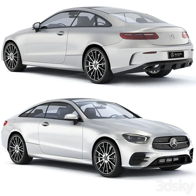 Mercedes-Benz E-Class Coupe 2022 3D Model