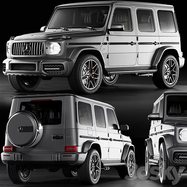 Mercedes-Benz G63 AMG 3D Model Free Download