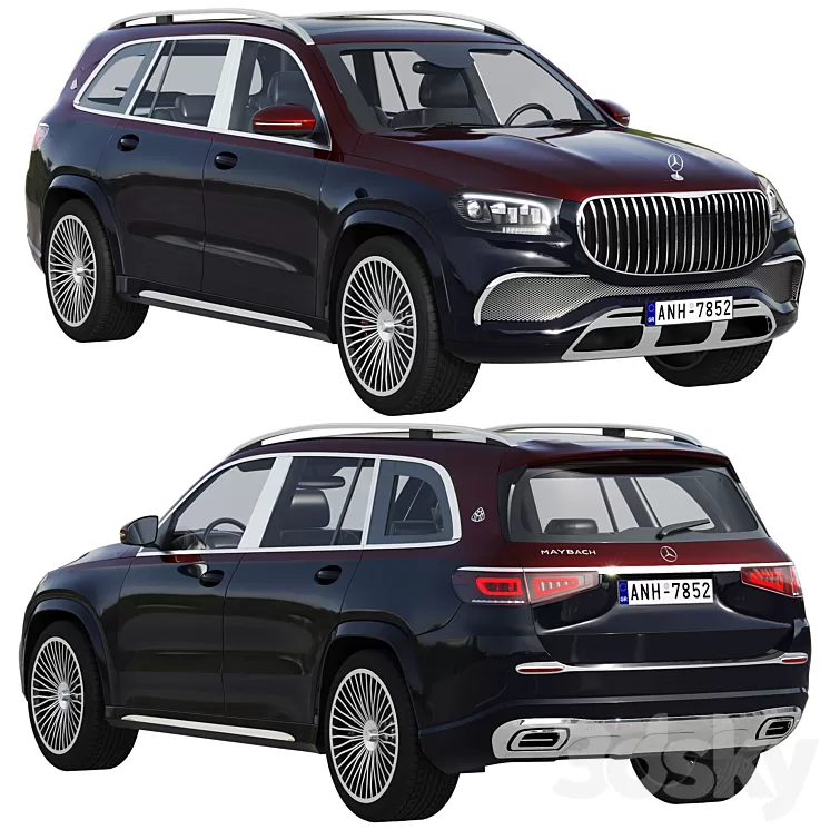 Mercedes-Benz Maybach GLS 3D Model