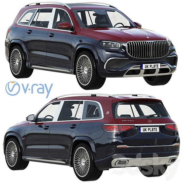 Mercedes-Benz Maybach GLS 3DModel