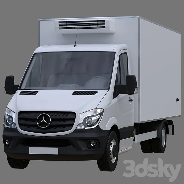 Mercedes-Benz Sprinter Ref 2015 3D Model Free Download