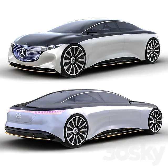 Mercedes Vision EQS 3DModel
