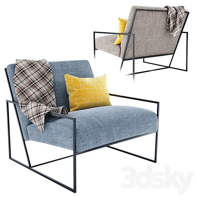 Mercer chair by maiden 3D Model