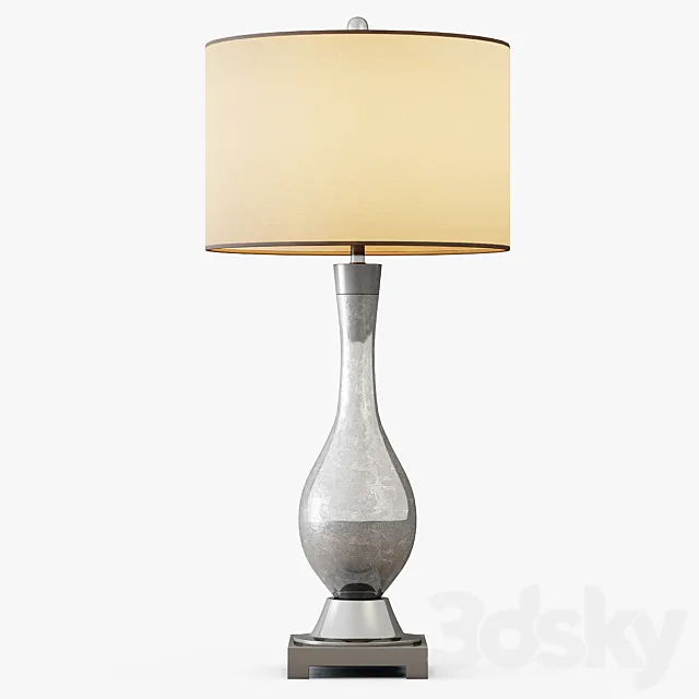 Mercury Glass Table Lamp 3DModel