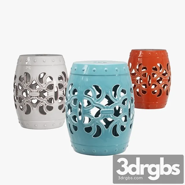 Mercury Row Donofrio Garden Stool 3D Model Download