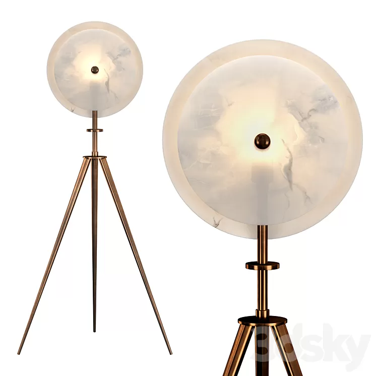 MERIDIAN FLOOR LAMP 3D Model Free Download