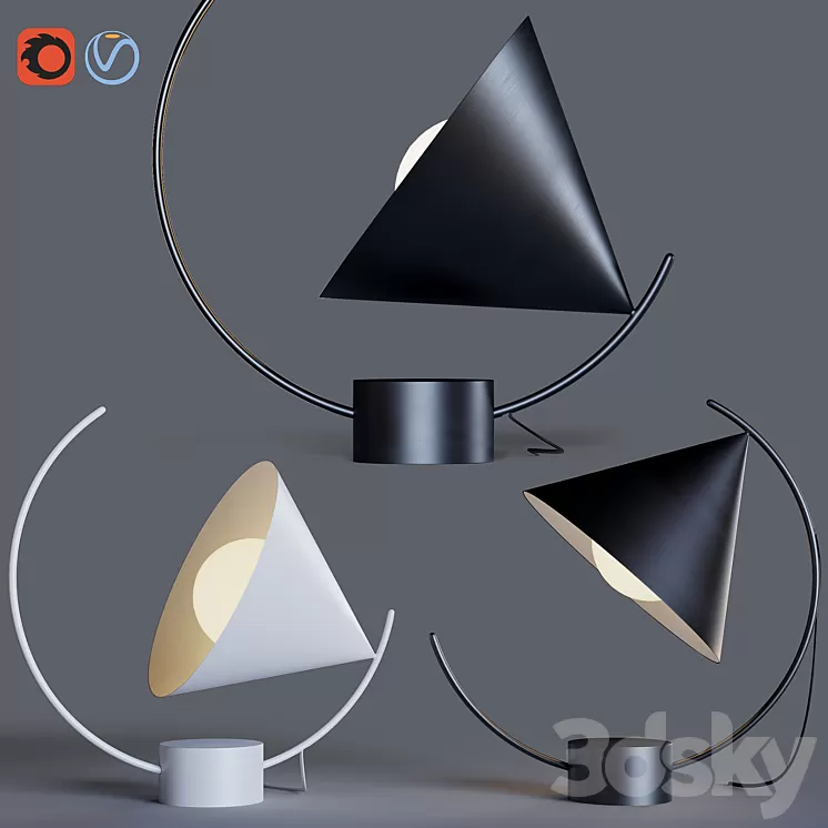 Meridian Lamp by Regular Company 3D Model Meridian Lamp by Regular Company 3D Model