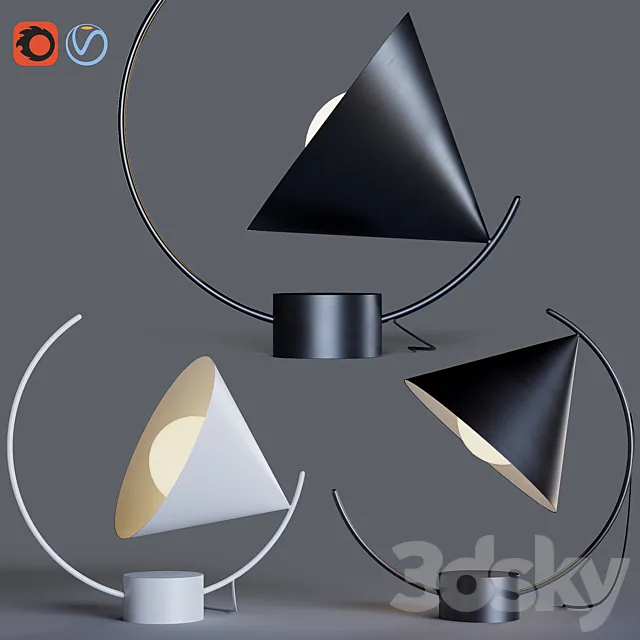 Meridian Lamp by Regular Company 3DModel Meridian Lamp by Regular Company 3DModel