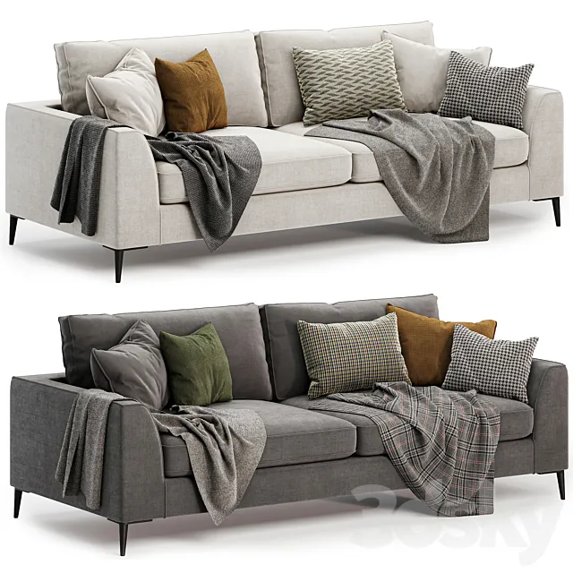 Meridian sofa 3D Model Meridian sofa 3D Model