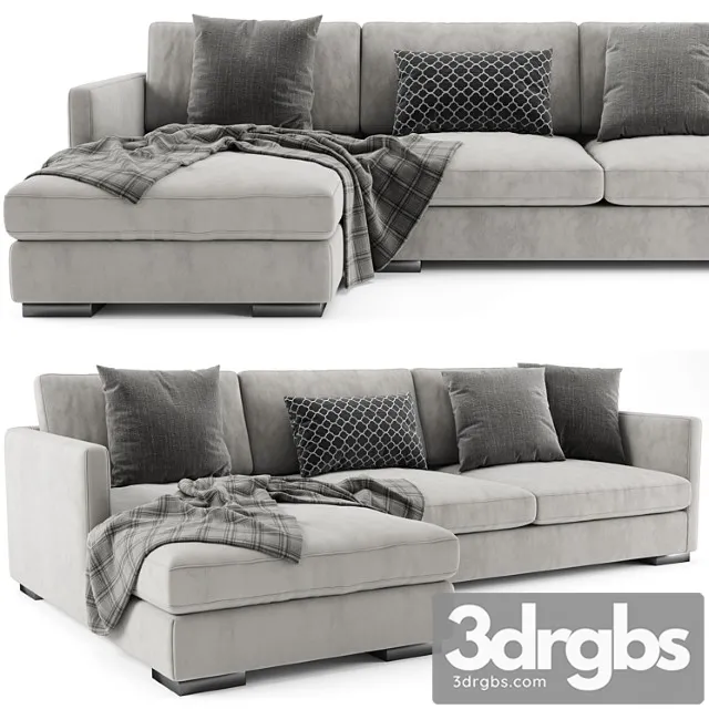 Meridiani Belmon Chaise Longue 3D Model Download