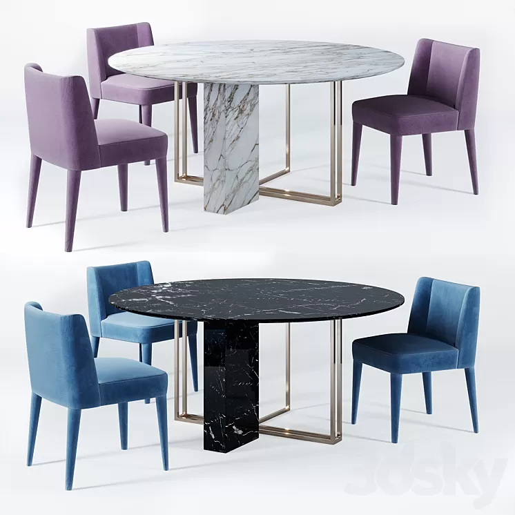 Meridiani Dining 3D Model
