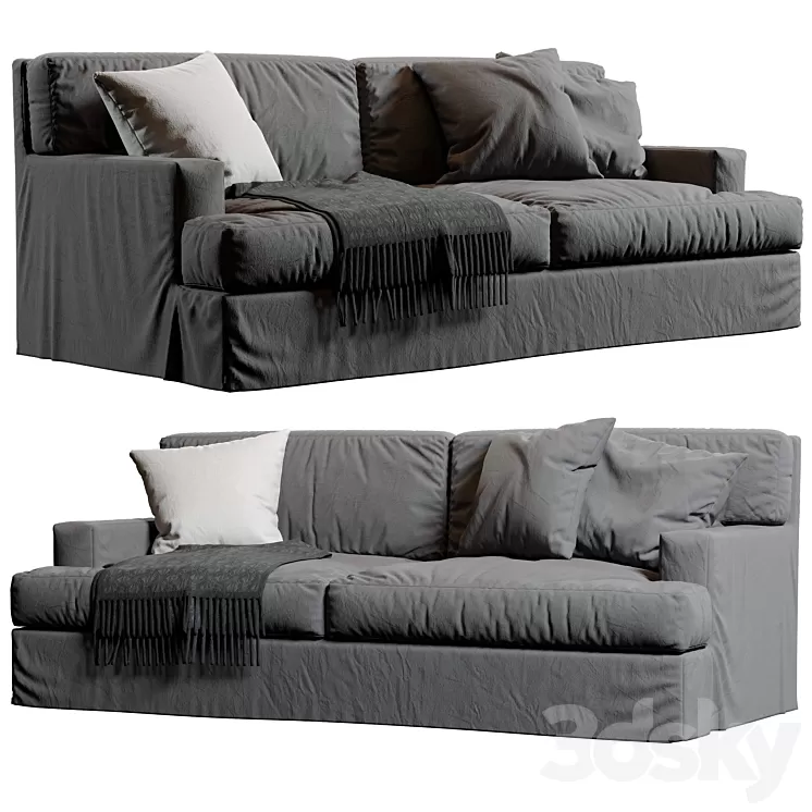 meridiani james sofa 3D Model