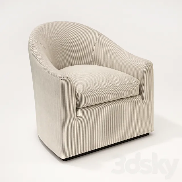 Meridiani – Lennon fit armchair 3D Model