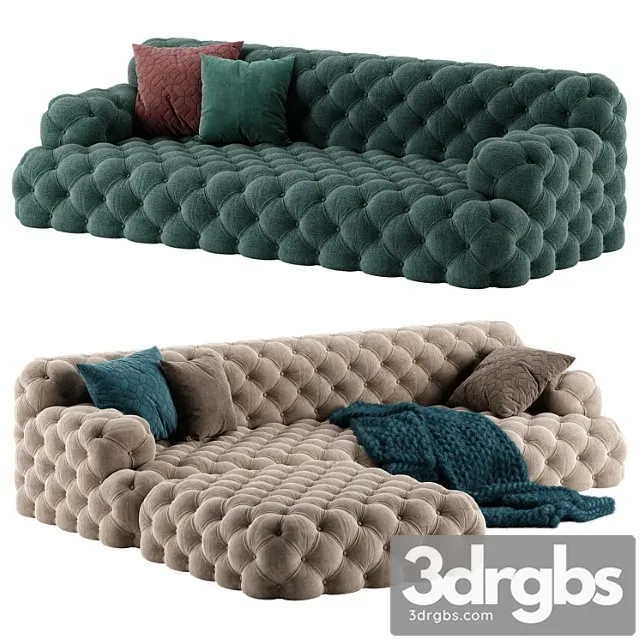 Meridiani norton sofa 2 3D Model Download